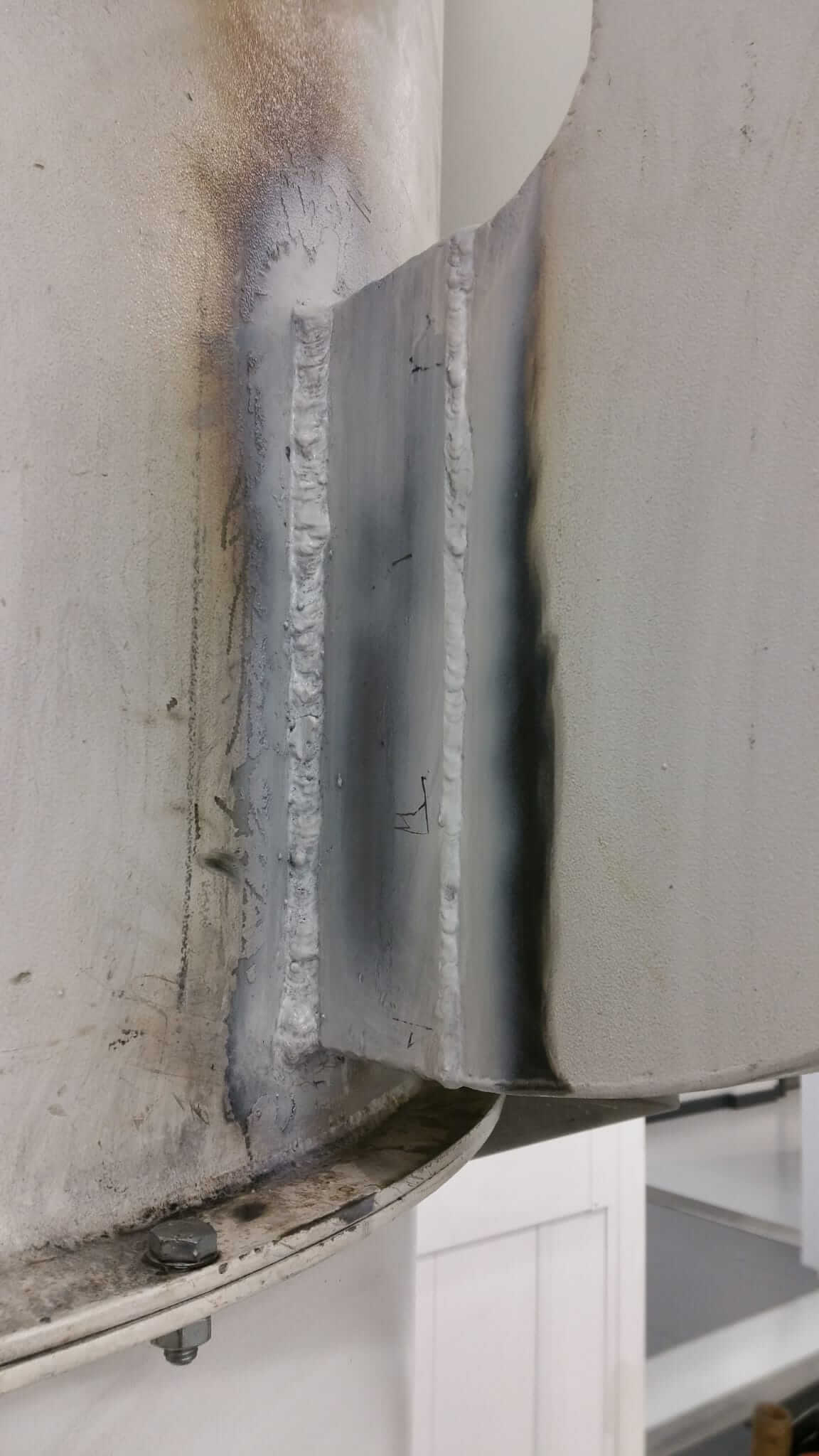 Magnetic Particle Weld Testing of Ductwork for a leading Motor Sport Test Facility Non Destructive Testing in Hampshire