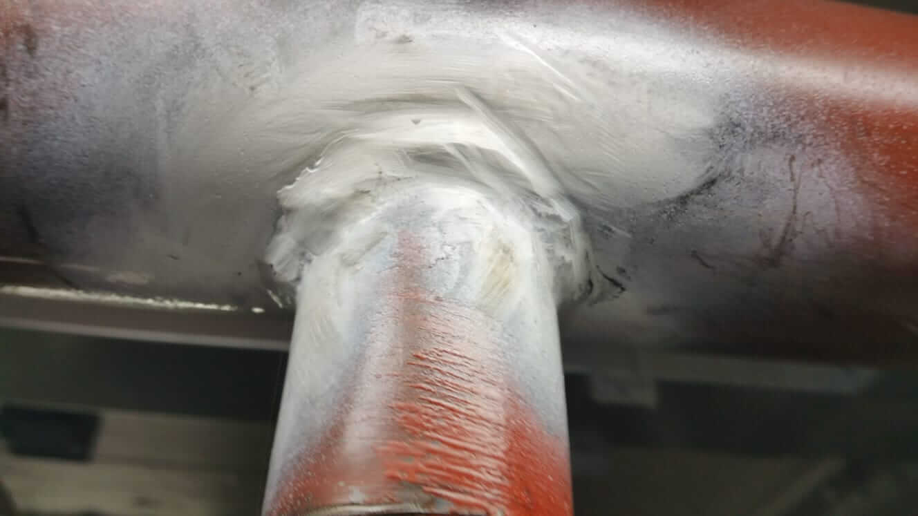 Magnetic Particle Weld Testing revealed defect in Branch Weld Non Destructive Testing in Greenwich