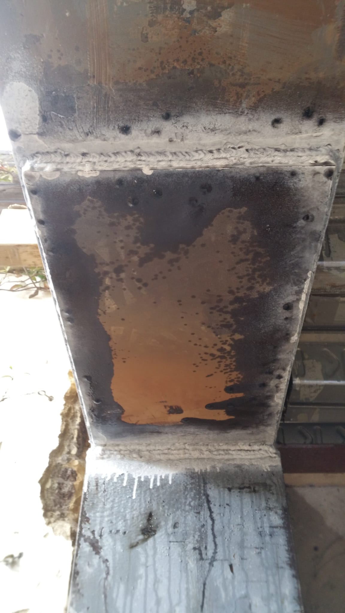 Non Destructive MPT Magnetic Particle Weld Testing of Structural Steelwork in Luton